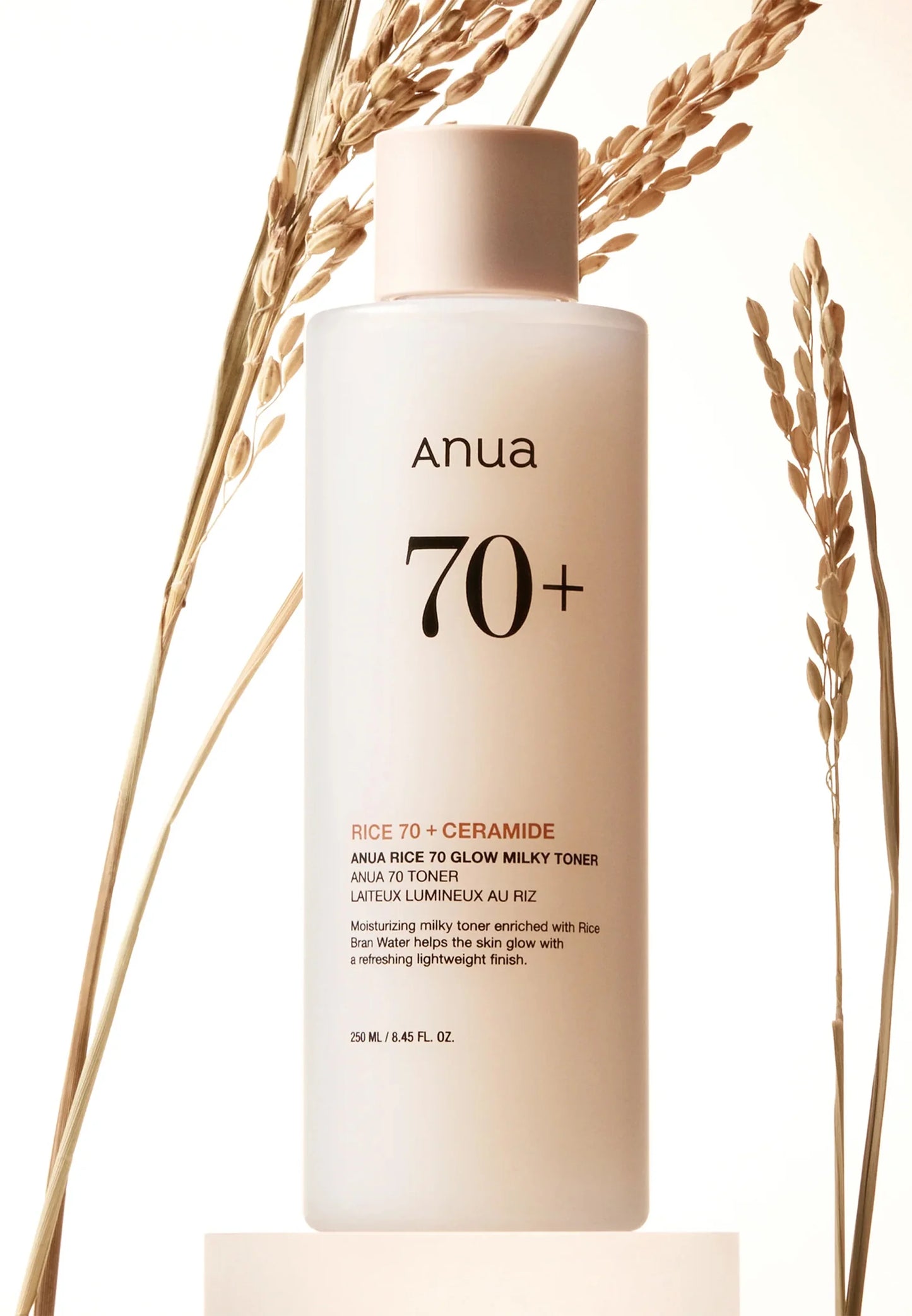 ANUA RICE 70 GLOW MILKY TONER 250ML-TONICO VISO 250ML