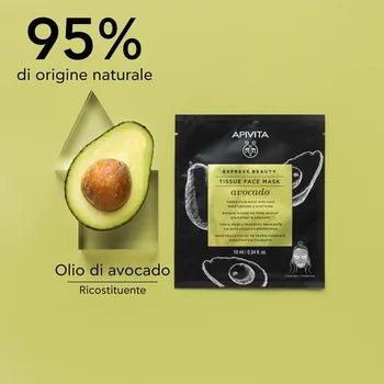 APIVITA MASCHERA VISO IN TESSUTO IDRATANTE E LENITIVA 10ML