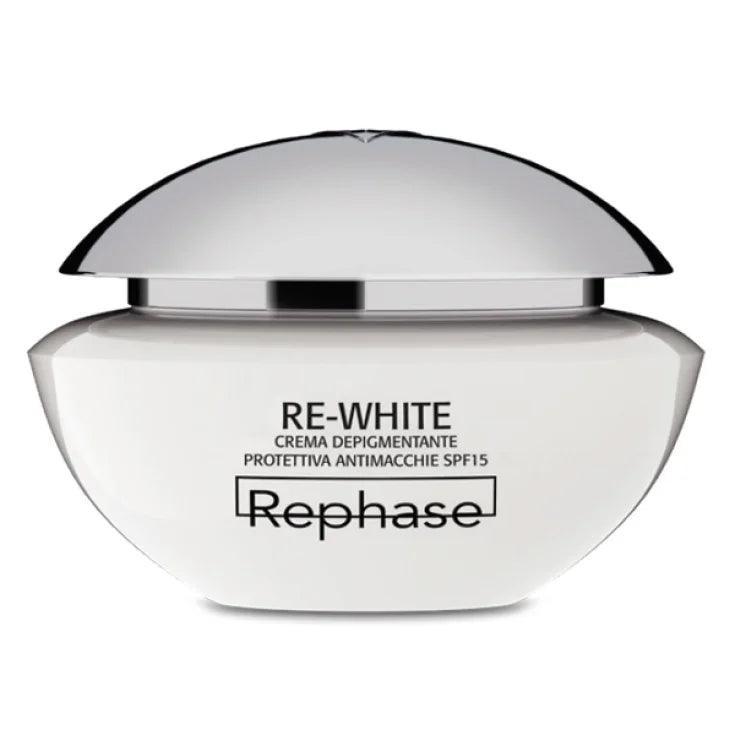 REPHASE RE-WHITE CREMA DEPIGMENTANTE PROTETTIVA ANTIMACCHIE SPF 15 50ML