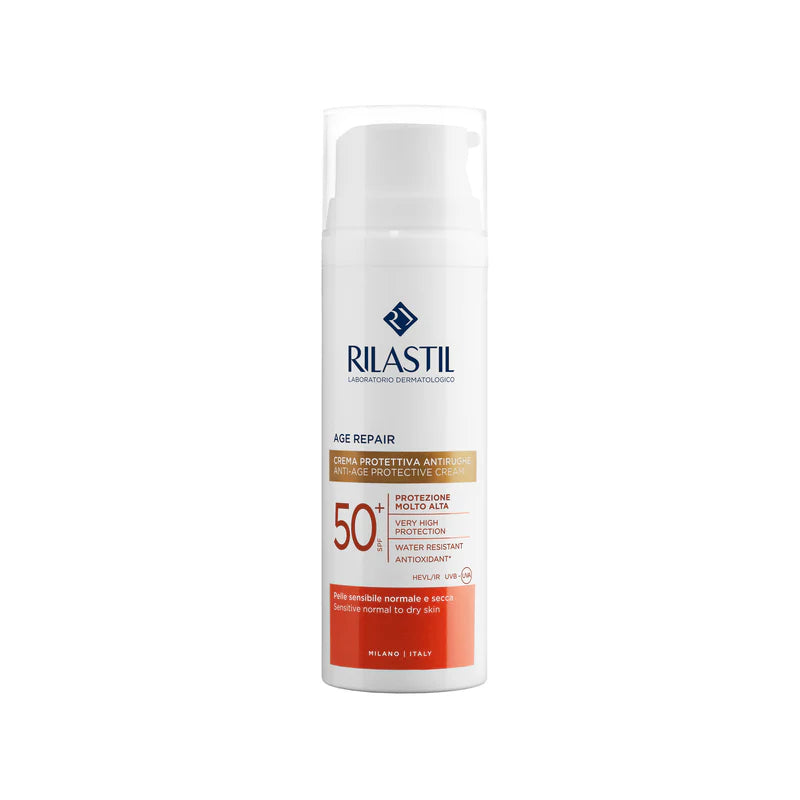 RILASTIL SUN SYSTEM AGE REPAIR PROTEZIOBE SOLARE VISO ANTI-INVECCHIAMENTO SPF 50+ 40ML