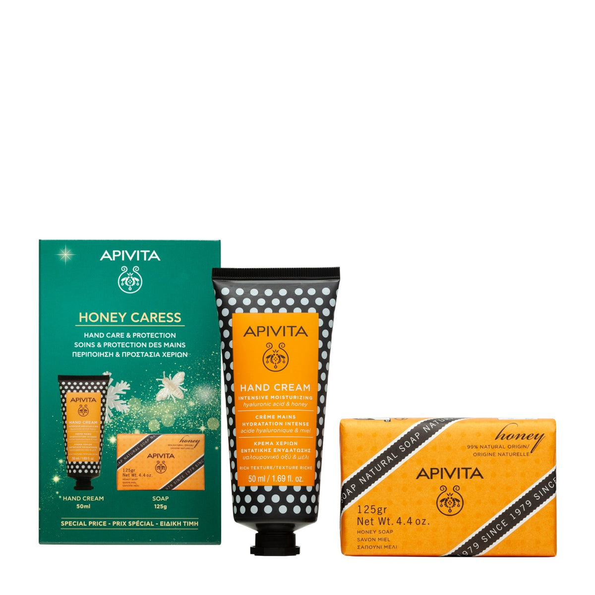 APIVITA COFANETTO HONEY CARESS