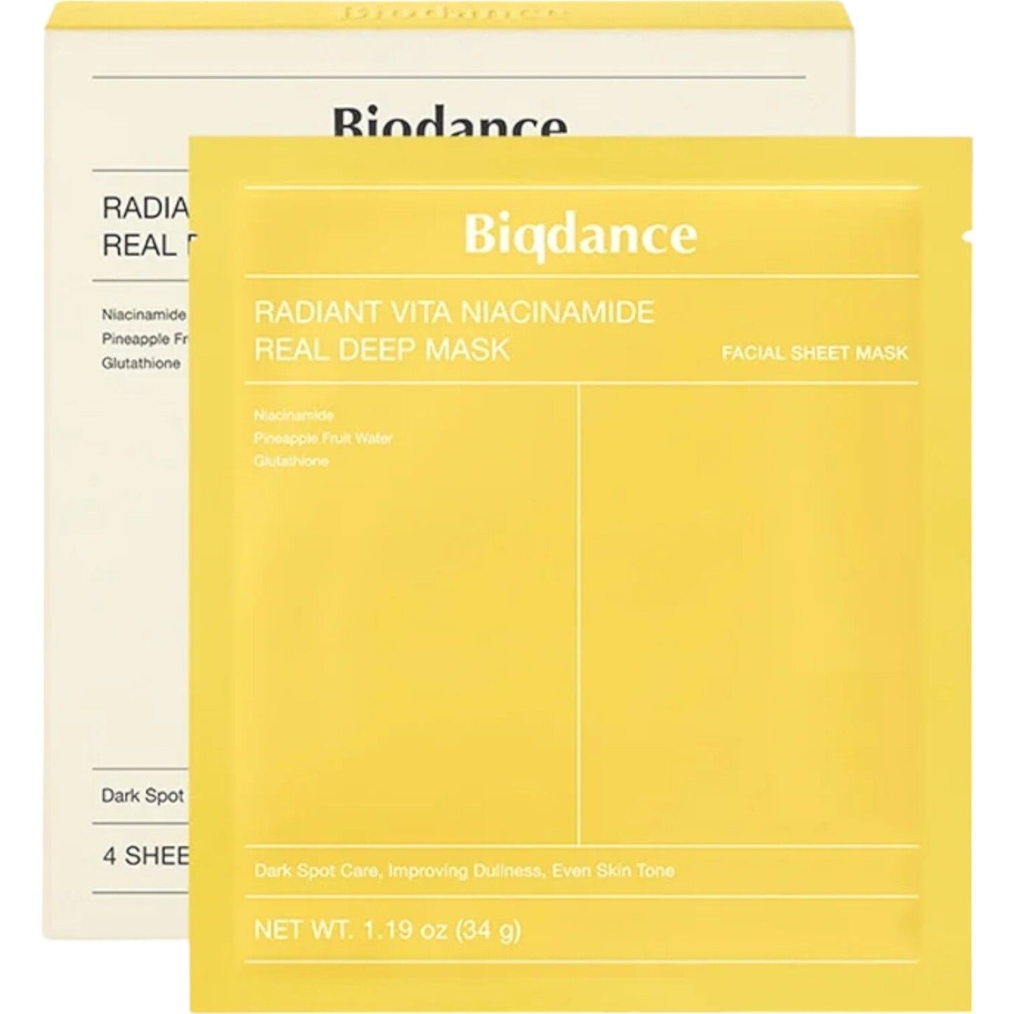 BIODANCE RADIANT VITA NIACINAMIDE REAL DEEP MASK