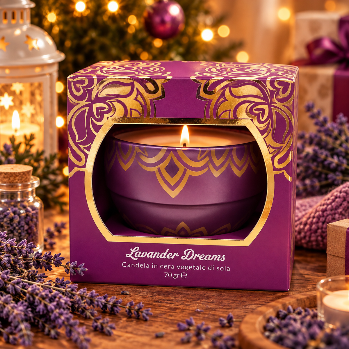 COLORS-CANDELA PALLINA LAVANDER DREAMS 70GR