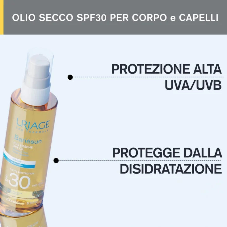 BARIÉSUN SPF30 OLIO SECCO PROTETTIVO PER ABBRONZATURA URIAGE 200ML