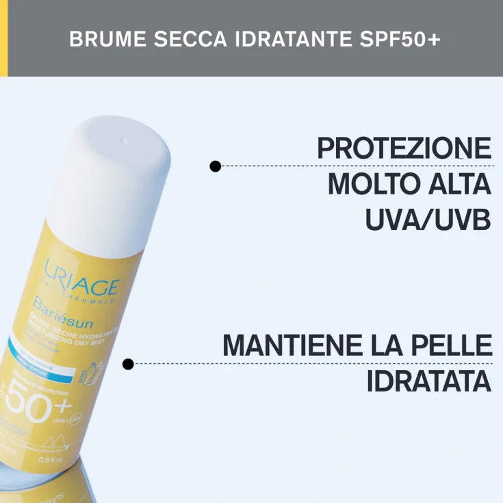 BARIÉSUN - SPRAY SOLARE ASCIUTTO CORPO SPF50+, URIAGE 200ml