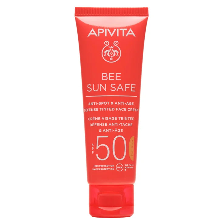 APIVITA BEE SUN SAFE ANTI-SPOT&ANTI-AGE SPF50 TINTED 50ML