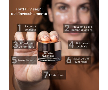 APIVITA QUEEN BEE CREMA OCCHI ANTI ETA' ASSOLUTA E RIVITALIZZANTE 15ML