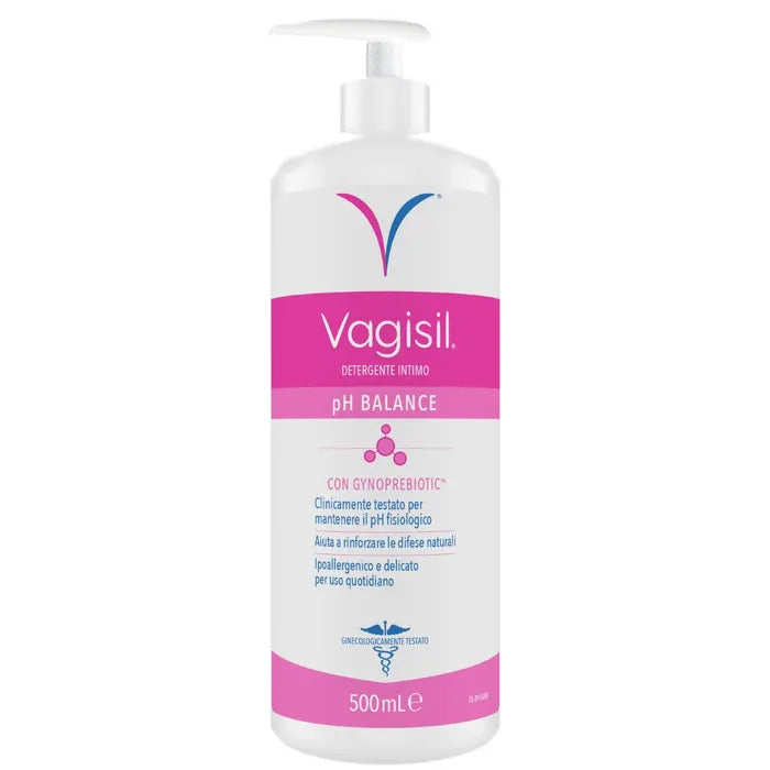 VAGISIL DETERGENTE INTIMO pH BALANCE PER L'IGIENE INTIMA CON PREBIOTICI NATURALI 500ML