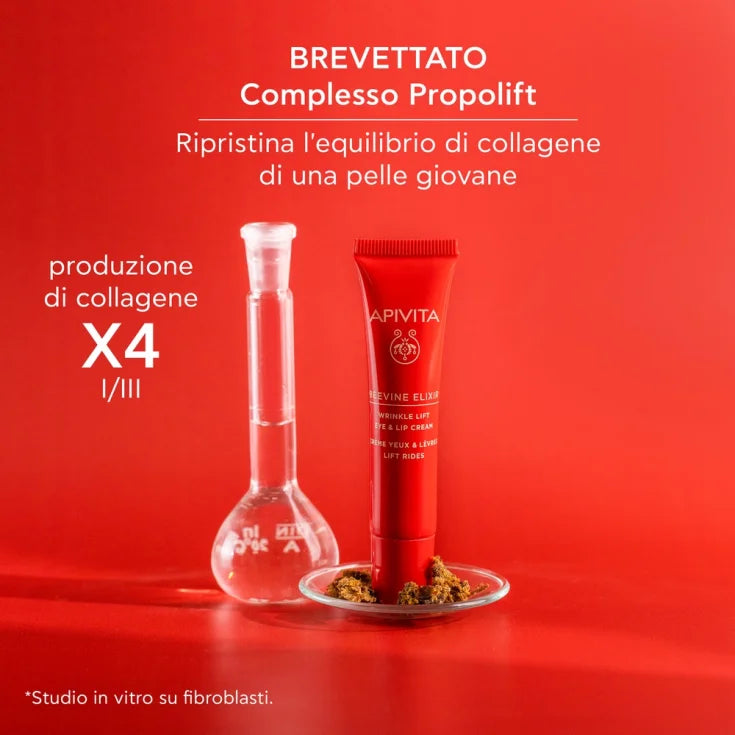 APIVITA BEEVINE ELIXIR CREMA ANTI-RUGHE CONTORNO OCCHI E LABBRA 15ML