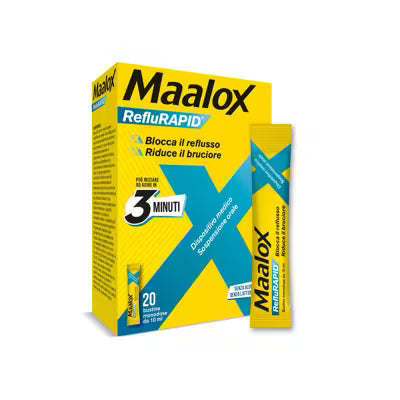 MAALOX REFLURAPID BRUCIORE DI STOMACO 20 BUSTINE MONODOSE DA 10ML