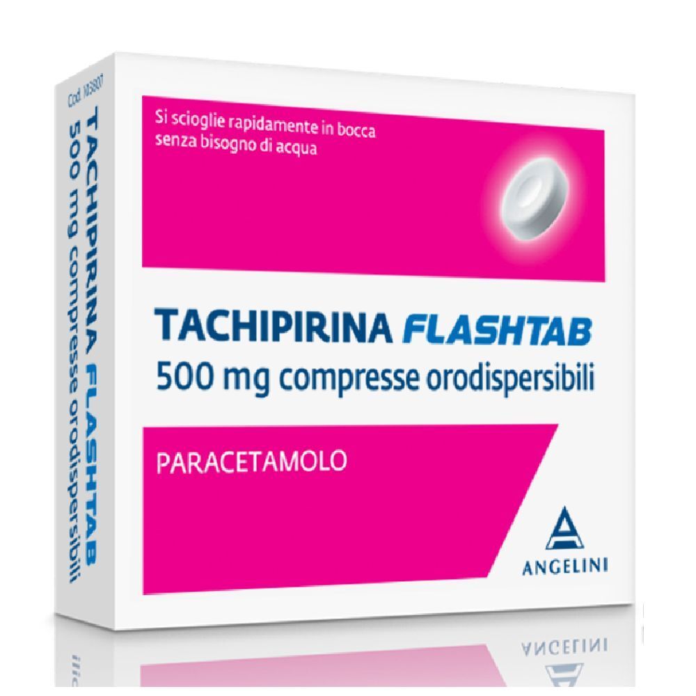 TACHIPIRINA FLASHTAB 500MG 16COMPRESSE ORODISPERSIBILI