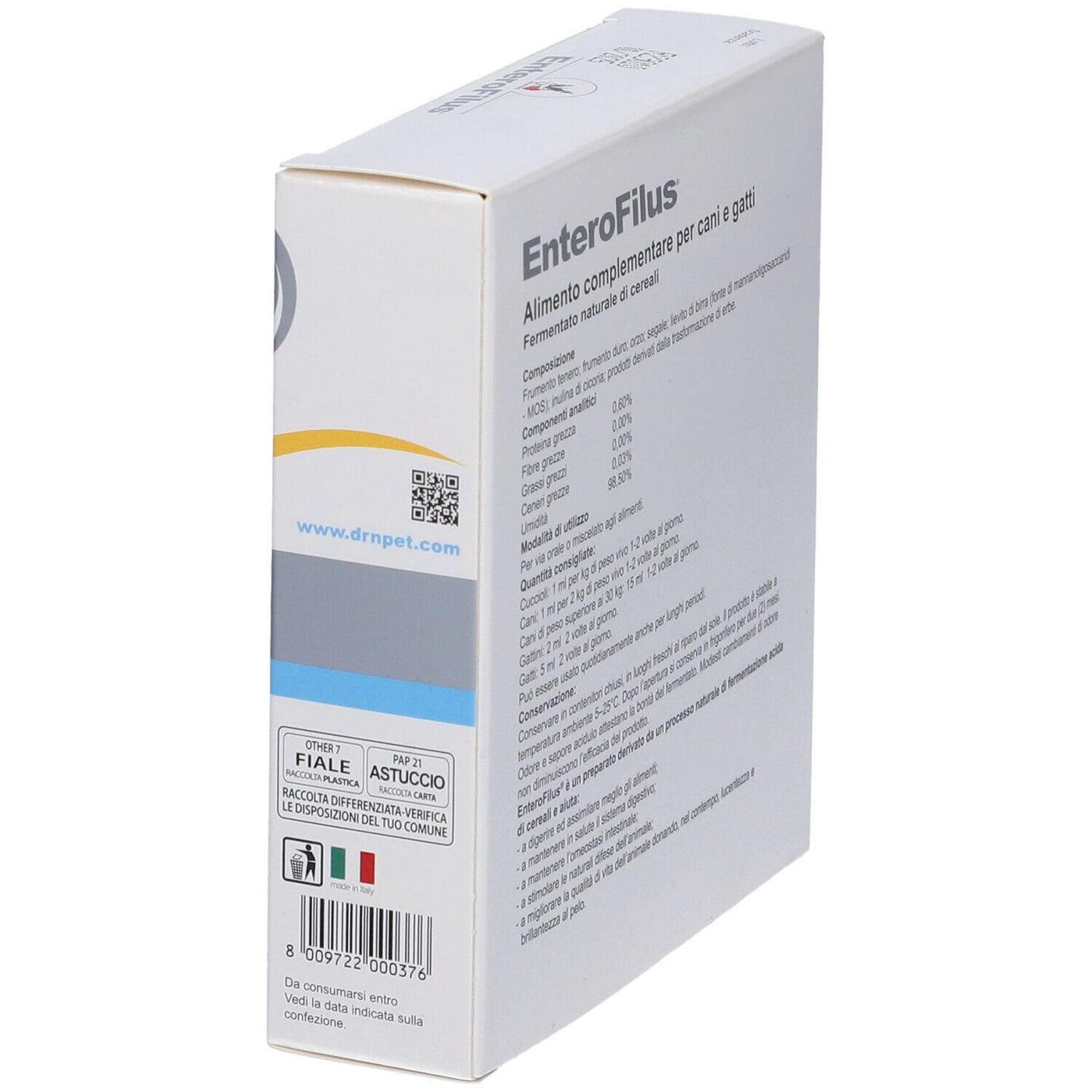 ENTEROFILUS FIALE ALIMENTO COMPLEMENTARE PER CANI E GATTI 12X10ML