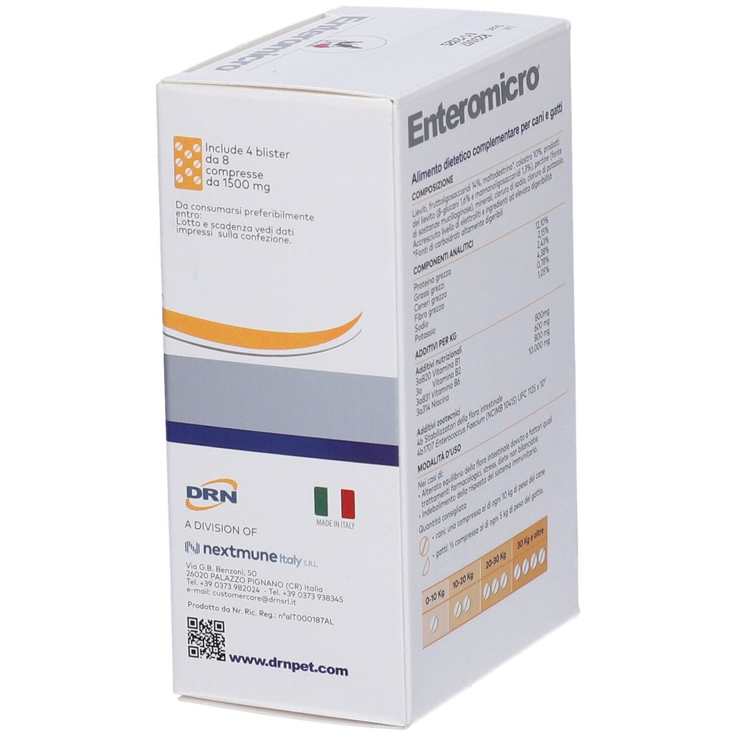 ENTEROMICRO FLORA INTESTINALE 32 COMPRESSE PER CANI E GATTI