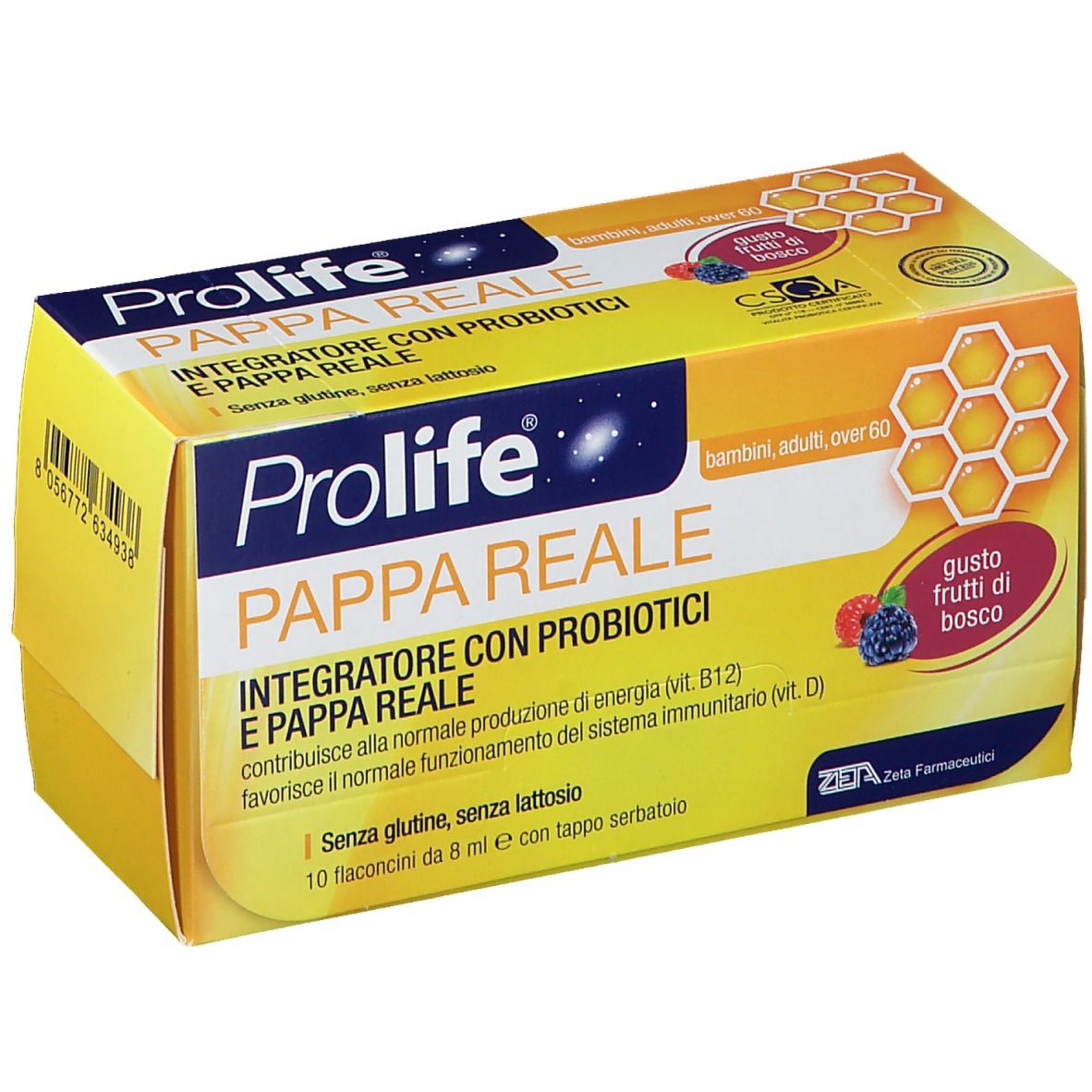 PROLIFE PAPPA REALE 10 FLACONCINI DA 8ML