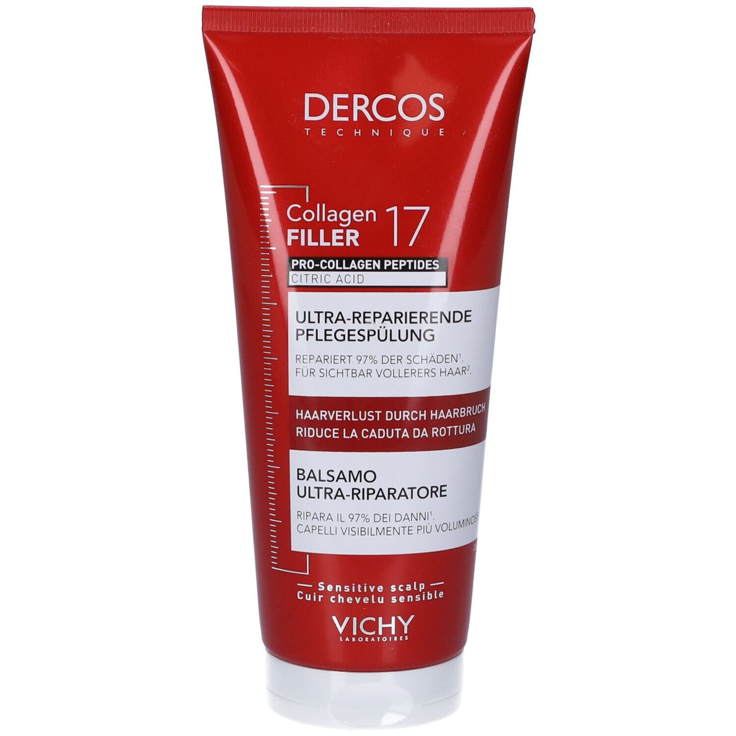 DERCOS COLLAGEN FILLER 17 BALSAMO PER CAPELLI ULTRA RIPARATORE 200ML