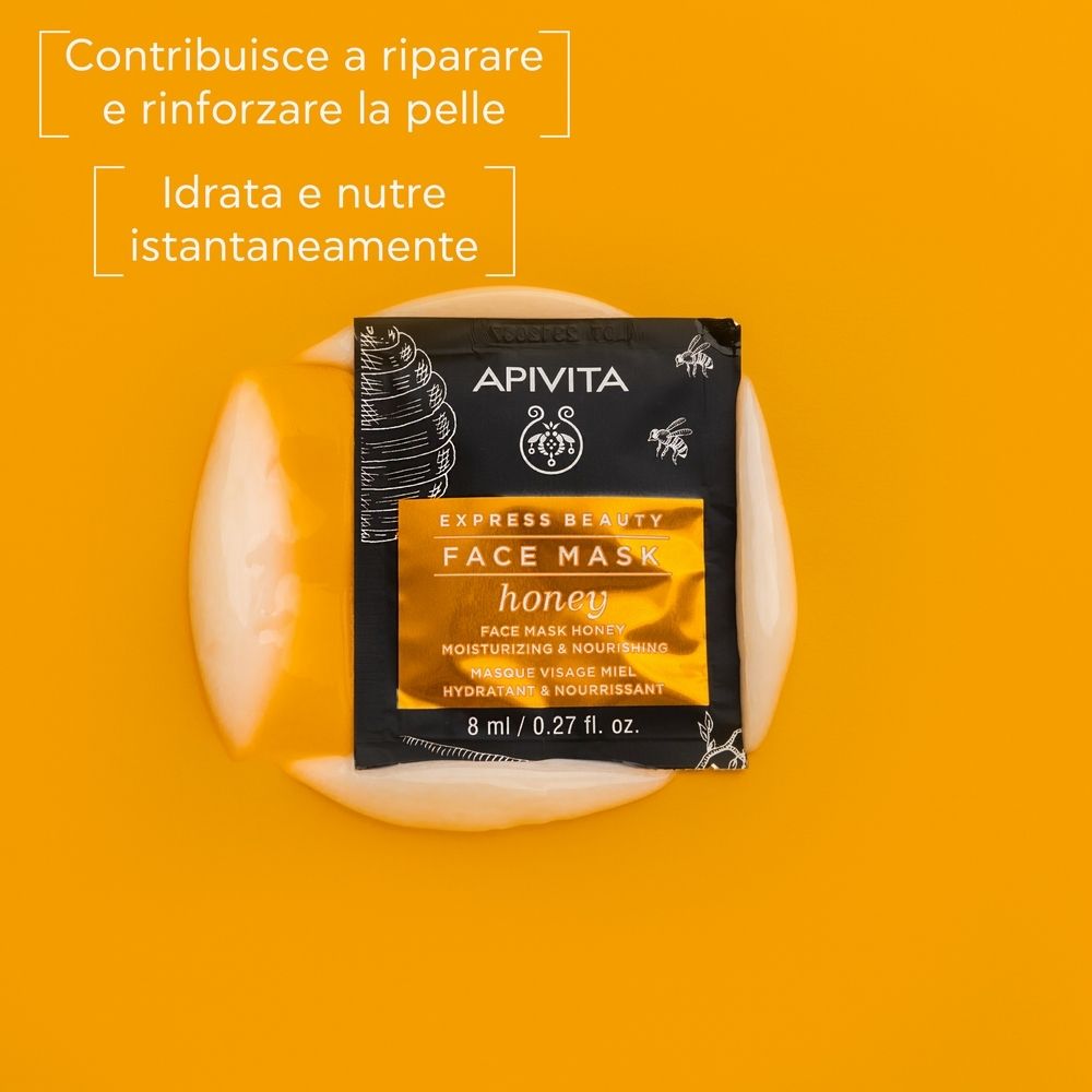 APIVITA MASCHERA VISO IDRATANTE E NUTRIENTE 2 X 8 ML