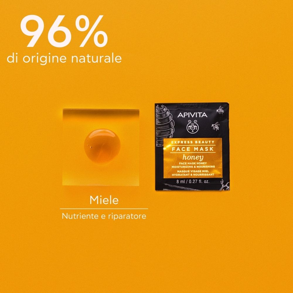APIVITA MASCHERA VISO IDRATANTE E NUTRIENTE 2 X 8 ML