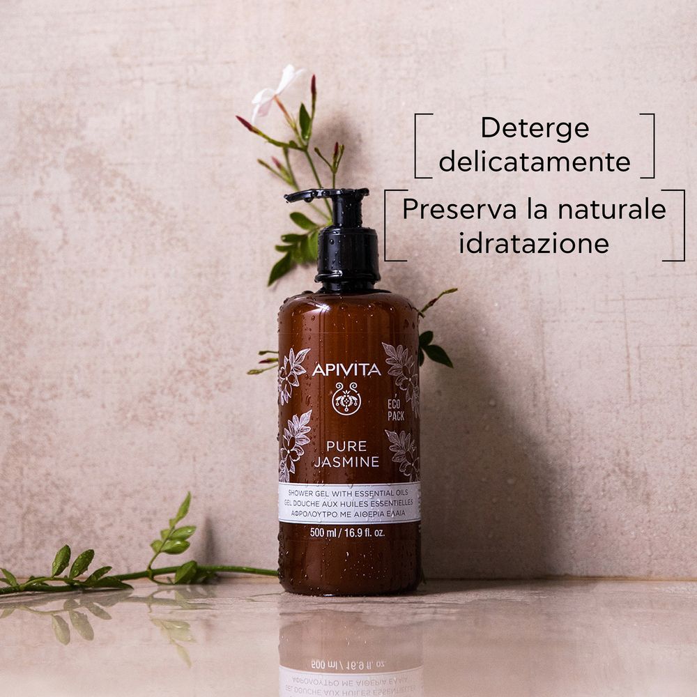 APIVITA PURE JASMINE - GEL DOCCIA IDRATANTE GELSOMINO, 500ML