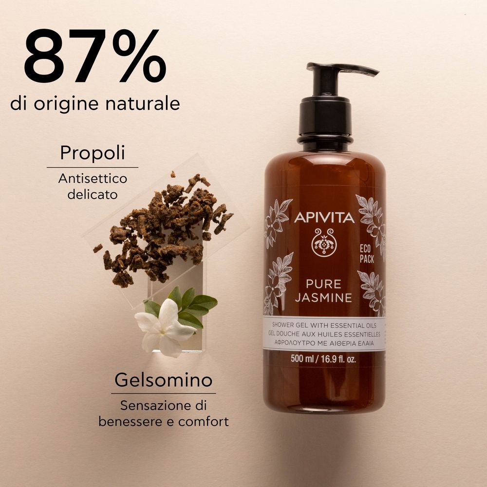 APIVITA PURE JASMINE - GEL DOCCIA IDRATANTE GELSOMINO, 500ML