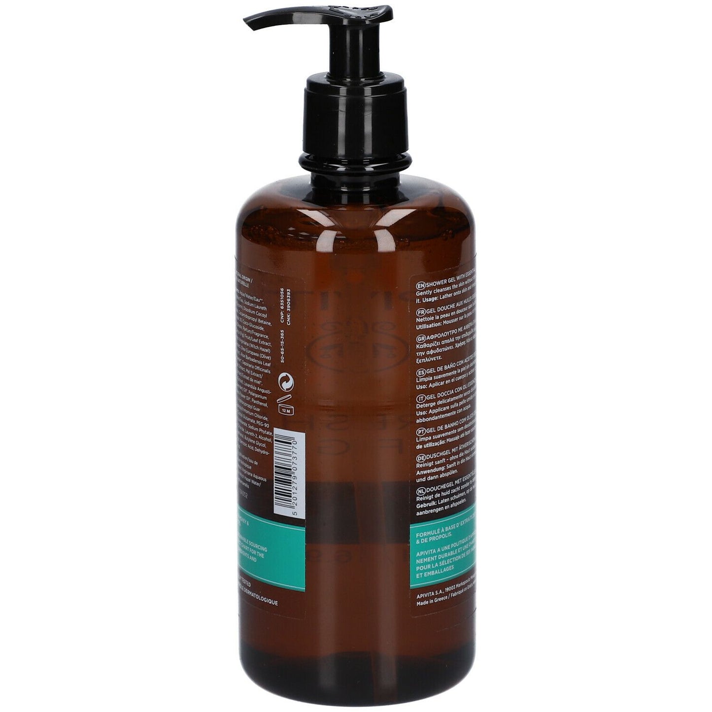 APIVITA REFRESHING FIG - GEL DOCCIA CON OLI ESSENZIALI & FICO, 500ML