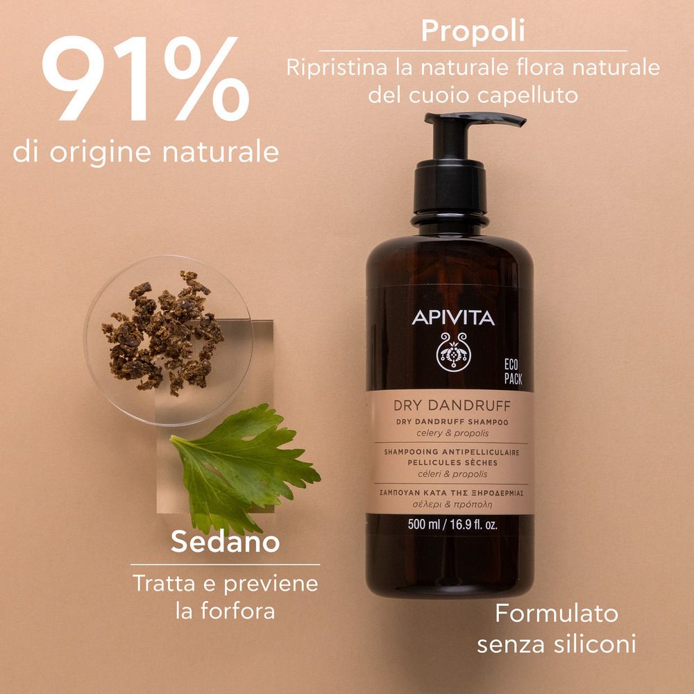 APIVITA SHAMPOO DRY DANDRUFF 500ML