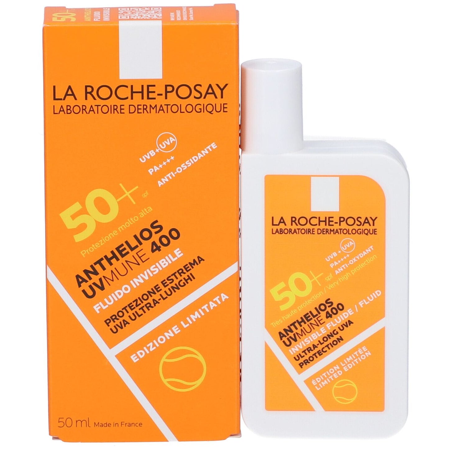 LA ROCHE-POSAY ANTHELIOS UVMUNE 400 FLUIDO SOLARE INVISIBILE VISO EDIZIONE LIMITATA SINNER 50ML SPF 50+