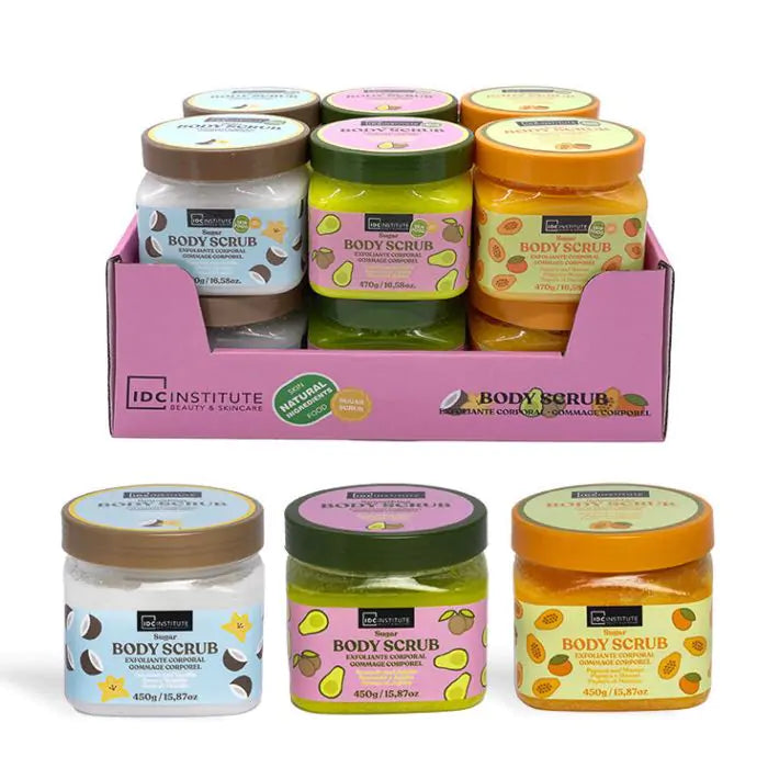 IDC INSTITUTE BODY SCRUB ESFOLIANTE CORPO 3 FRAGRANZE