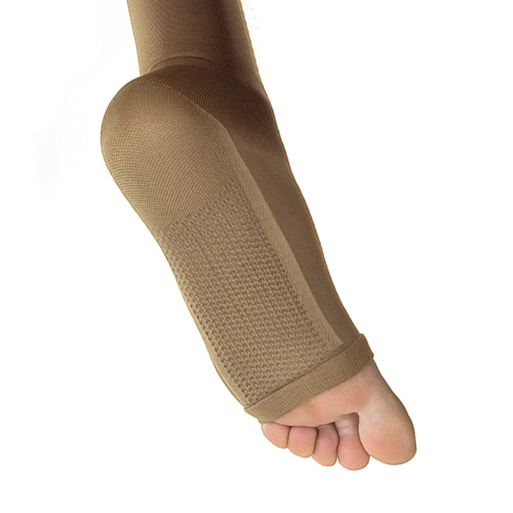 SOLIDEA GAMBAETTO UNISEX 70 DEN-PUNTA APERTA (CAMEL)