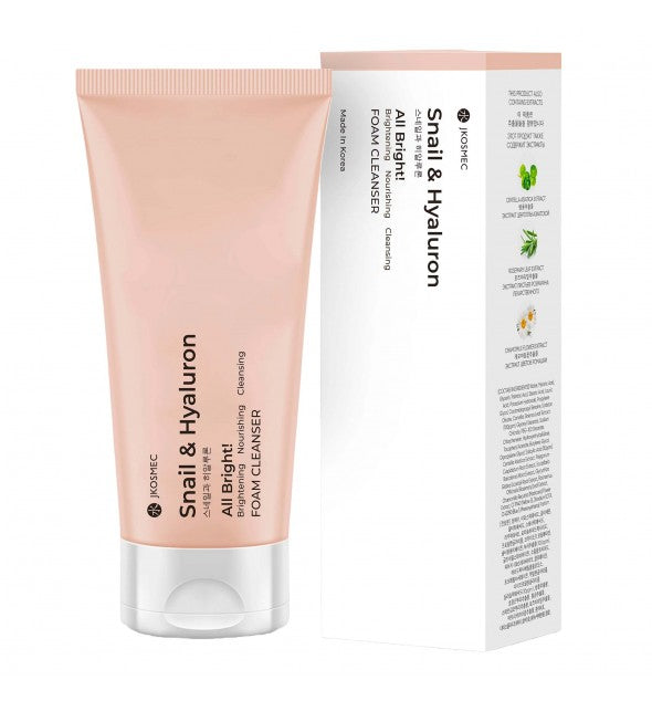 JKOSMEC ALL BRIGHT SNAIL AND HYALURON DETERGENTE 180ML