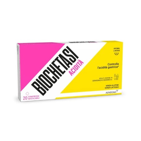 BIOCHETASI DIGESTIONE ACIDITA'20COMPRESSE MASTICABILI