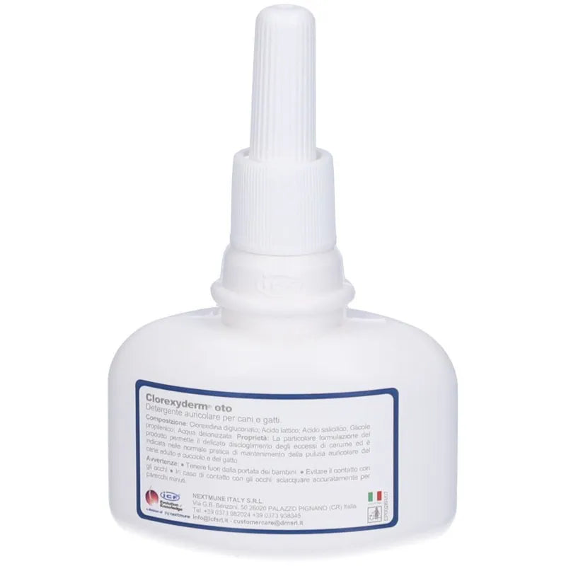 CLOREXYDERM OTO PER PULIZIA AURICOLARE CANI E GATTI 50ML