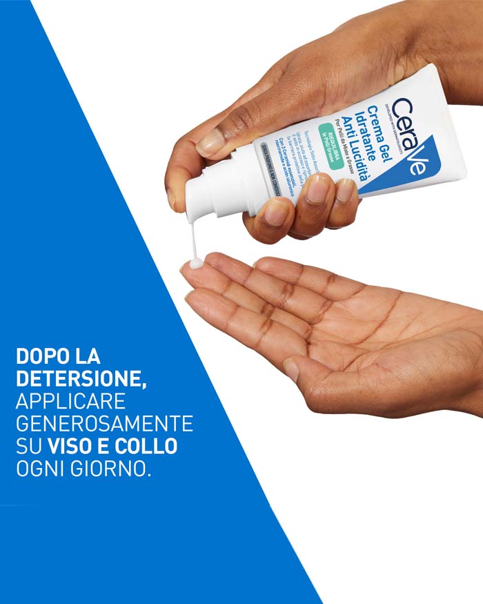 CERAVE CREMA GEL IDRATANTE ANTI- LUCIDITA' CREMA ADATTA DA MISTE A GRASSE ML52