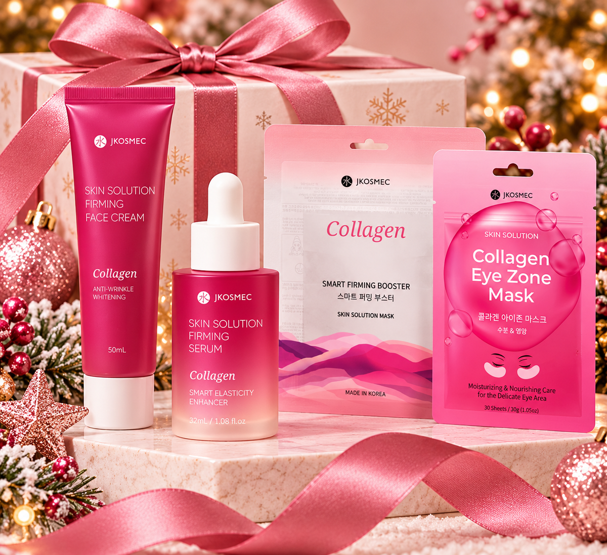 JKOSMEC COLLAGEN FIRMING RITUAL-KIT SKINCARE COREANA VISO E OCCHI