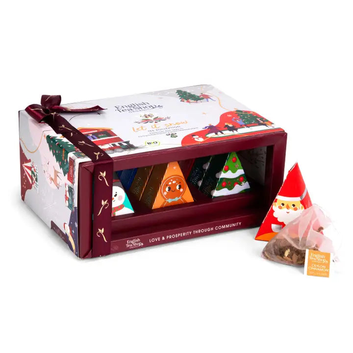 ENGLISH TEA SHOP LET IT SNOW 12 BUSTINE A PIRAMIDE