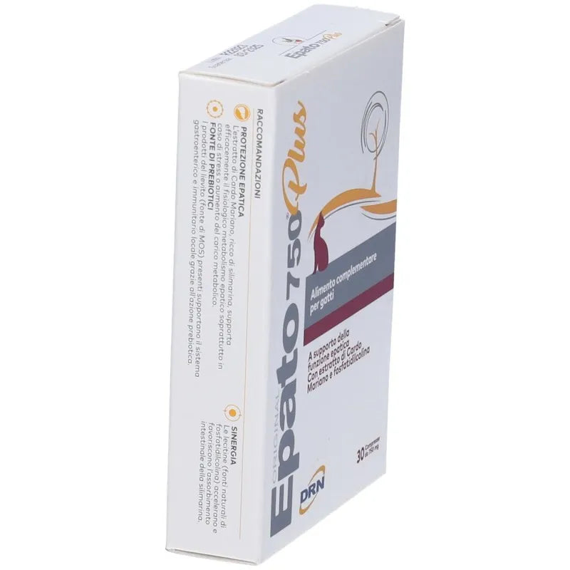 EPATO 750 PLUS 30 COMPRESSE INTEGRATORE VETERINARIO A SUPPORTO DELLA FUNZIONE EPATICA DEL GATTO