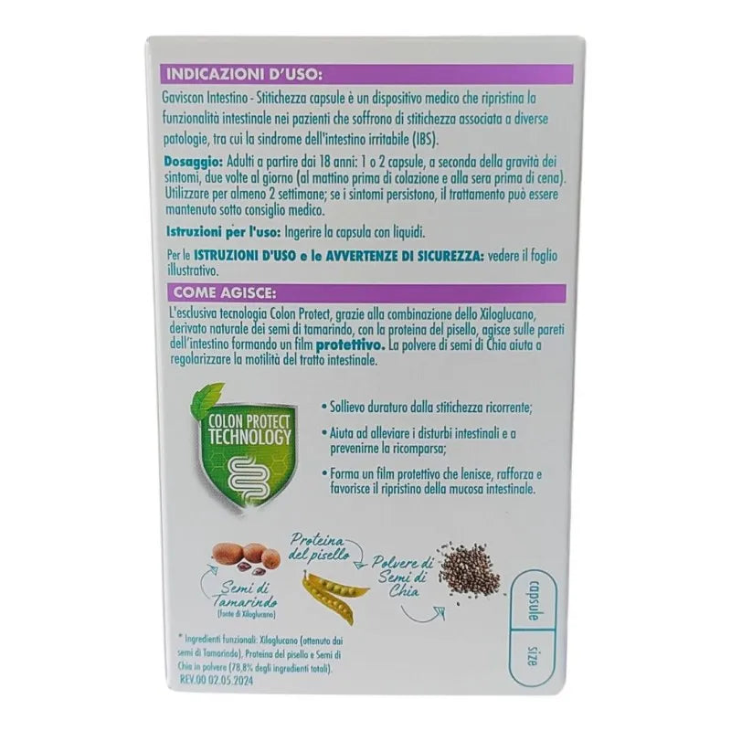 GAVISCON INTESTINO STITICHEZZA E DISTURBI INTESTINALI 30 COMPRESSE