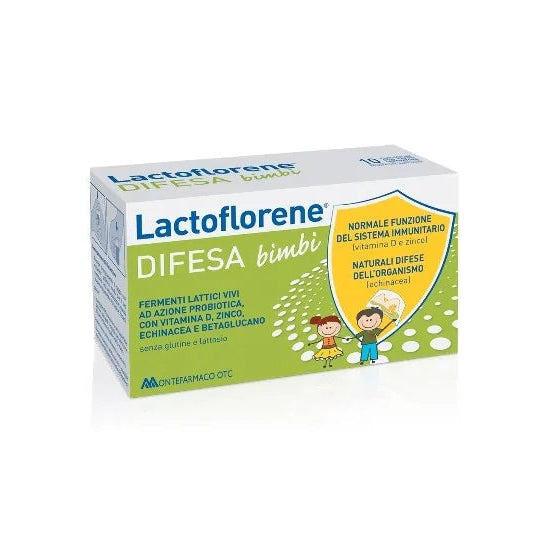 LACTOFLORENE DIFESA BAMBINI FERMENTI LATTICI 10 FLACONCINI