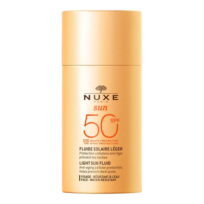 NUXE SUN FLUIDO LEGGERO SPF 50 - PROTEZIONE SOLARE MOLTO ALTA PER IL VISO 50ML