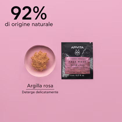 APIVITA Maschera Viso Detersione Delicata 2 X 8 ML