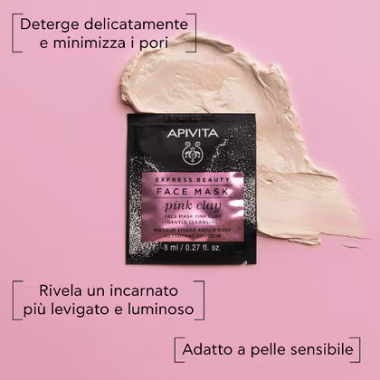 APIVITA Maschera Viso Detersione Delicata 2 X 8 ML