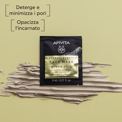 APIVITA MASCHERA VISO DETERSIONE PROFONDA 2 X 8 ML