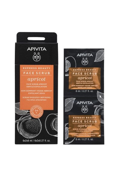 APIVITA SCRUB VISO ESFLORIANTE DELICATO 2 X 8 ML