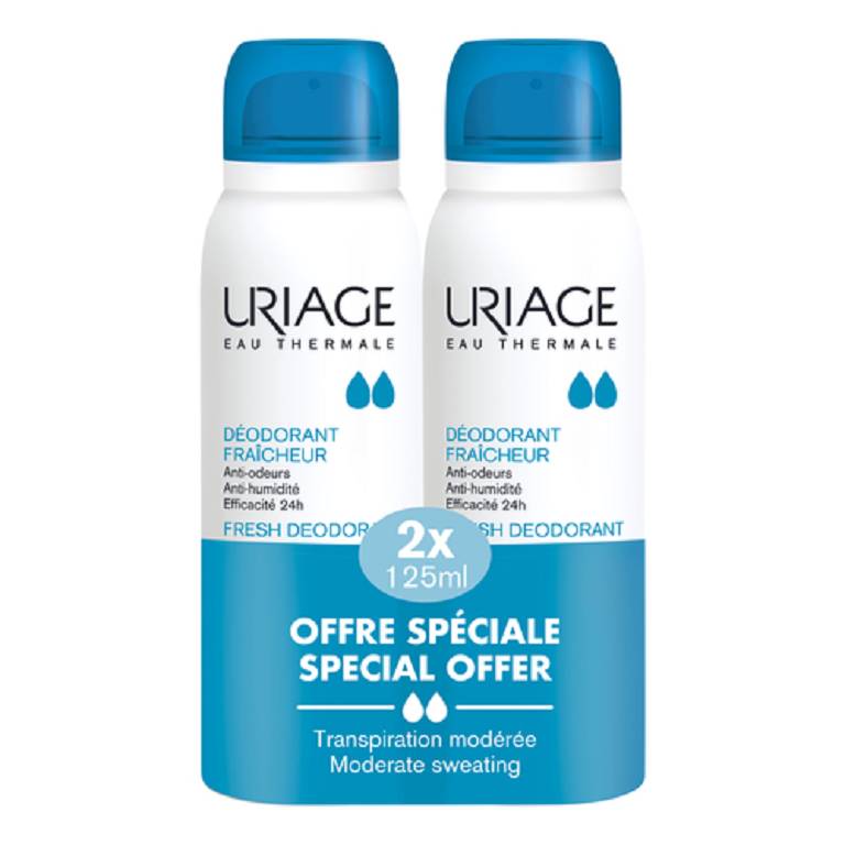 URIAGE DUO DEODORANTE FRAICHEU 2X125ML