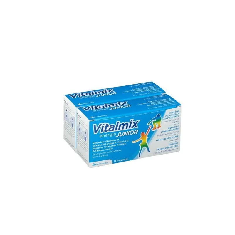 VITALMIX JUNIOR 1+1 CONFEZIONE RISPARMIO INTEGRATORE ANTISTRESS 28 FLACONCINI
