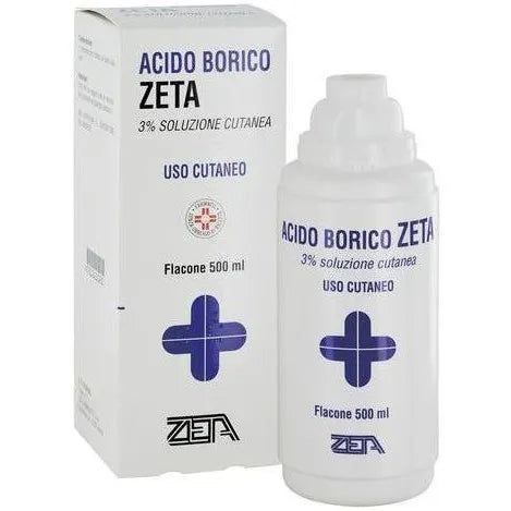 ACIDO BORICO SOLUZIONE CUTANEA 3% 500ML