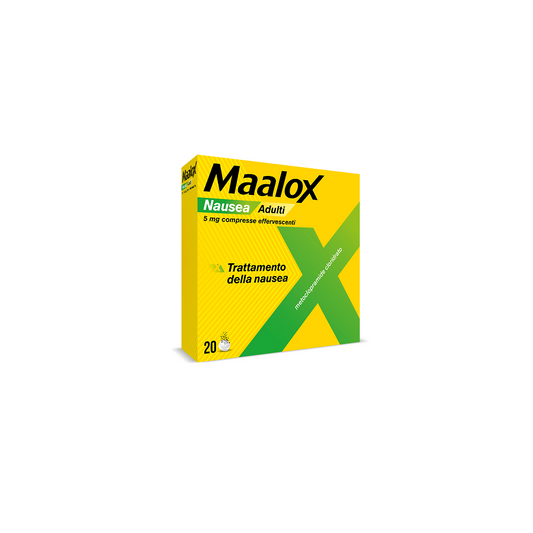 MAALOX NAUSEA TRATTAMENTO DELLA NAUSEA 20 COMPRESSE EFFERVESCENTI