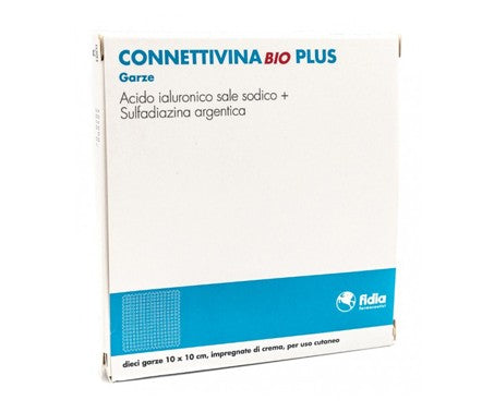 CONNETTIVINABIO PLUS - 10 GARZE IMPREGNATE PER FERITE 10X10