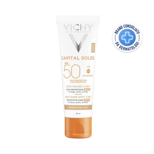 VICHY CAPITAL SOLEIL SPF 50+ CREMA ANTI-MACCHIE 50ml
