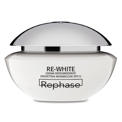 REPHASE RE-WHITE CREMA DEPIGMENTANTE PROTETTIVA ANTIMACCHIE SPF 15 50ML