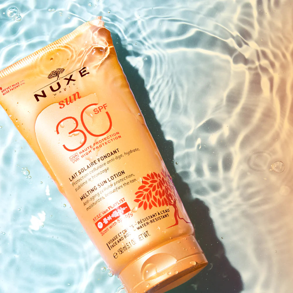 NUXE LATTE SOLARE FONDENTE ALTA PROTEZIONE SPF 30+ VISO E CORPO 150ML